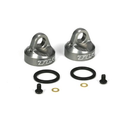 TLR Bleeder Shock Caps, Aluminium (2)