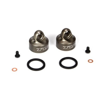 TLR Bleeder Shock Caps, Aluminium (2)