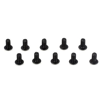 TLR Button Head Screws, M3x6mm (10)