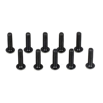 TLR Button Head Screws, M3x12mm (10)