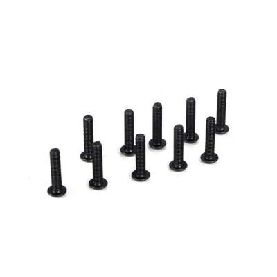 TLR Button Head Screws, M3x14mm (10)