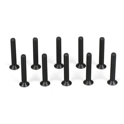 TLR Flathead Screws, M3x20mm (10)