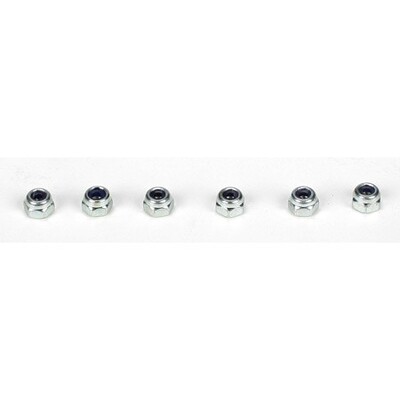 TLR Locknut, M2.5x.45x5mm (6)