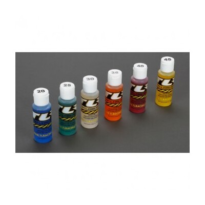 TLR Silicone Shock Oil Pack, 2oz, 20, 25, 30, 35, 40 & 45wt