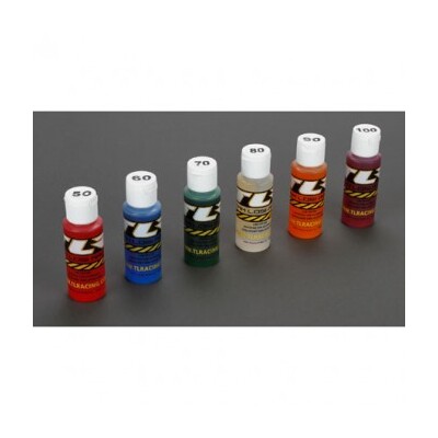TLR Silicone Shock Oil Pack, 2oz, 50, 60, 70, 80, 90 & 100wt