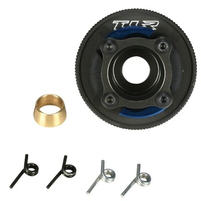 TLR Prebuilt Clutch, 4 Shoe, Hard Anodized Aluminium 8B/8T