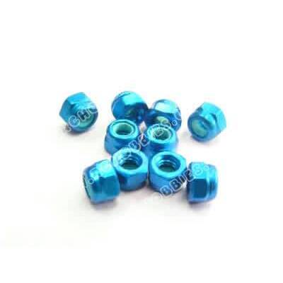 TM 3mm Aluminium Lock Nuts (10pcs)