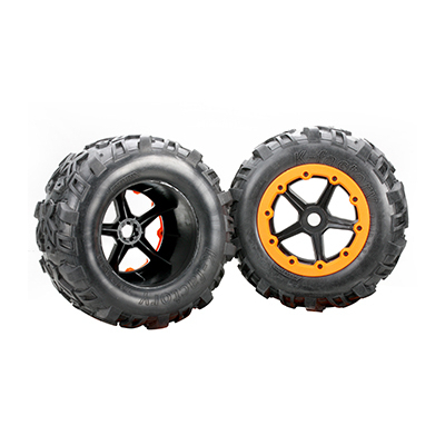 Mounted Tyre 7.1 splined wheel hubs