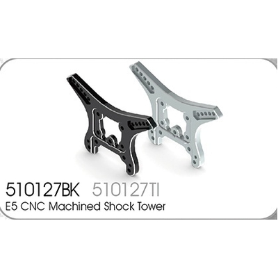 E5 option CNC alloy shock tower black