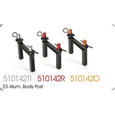 E5 option alloy body post silver