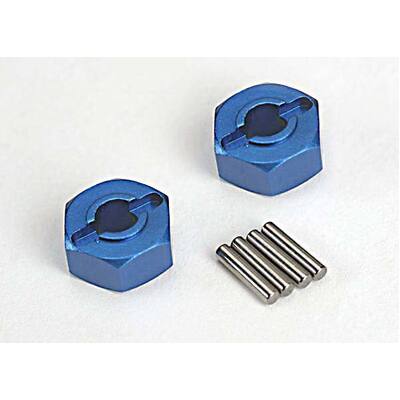 Traxxas Lightweight Blue-Anodized Aluminium Hex Wheel Hubs
