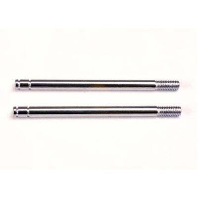 Traxxas Shock Shafts, Steel, Chrome Finish (Long) (2)