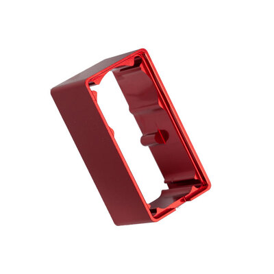 TRAXXAS  Servo case, aluminum (red-anodized) (middle) (for 2255 servo)