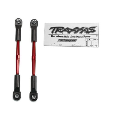 Traxxas Aluminium Turnbuckles, Red-Anodized