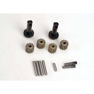Traxxas Planet Gears (4)/ Planet Shafts (4)/ Sun Gears (2)