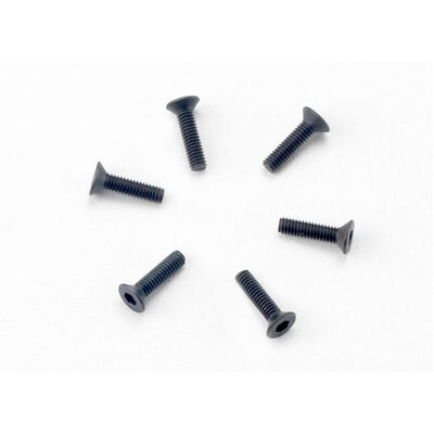 Traxxas Screws, 2.5x10mm Countersunk Machine (Hex Drive) (6)