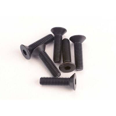 Traxxas Screws, 3x12mm Countersunk Machine (6) (Hex Drive)