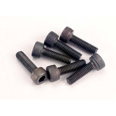 Traxxas Screws, 3x10mm Cap-Head Machine (6) (No Washer)