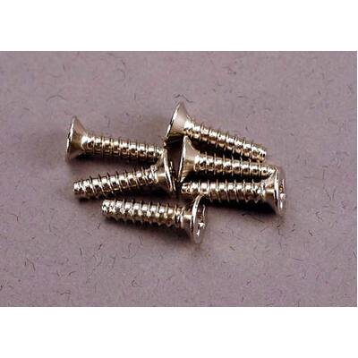 Traxxas Screws, 3x12mm Countersunk Self-Tapping (6)