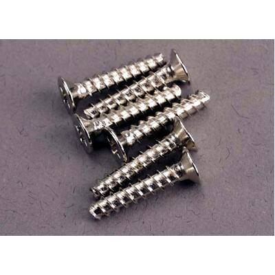 Traxxas Screws, 3x15mm Countersunk Self-Tapping (6)