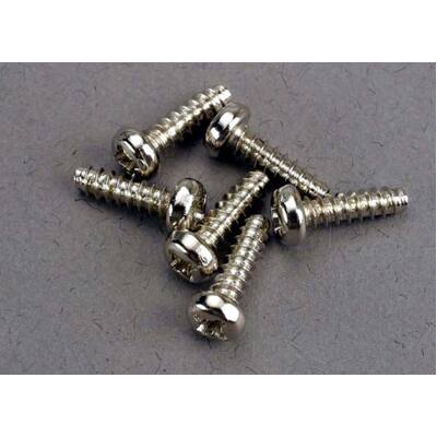 Traxxas Screws, 3x10mm Roundhead Self-Tapping (6)