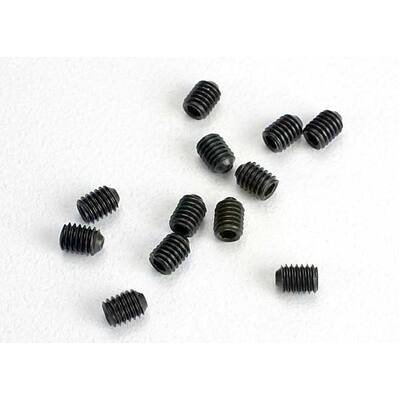 Traxxas Set (Grub) Screws, 3mm Hardened (12)
