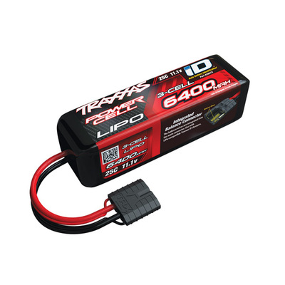 Traxxas 6400mAh 11.1v 3-Cell 25C LiPo Battery iD