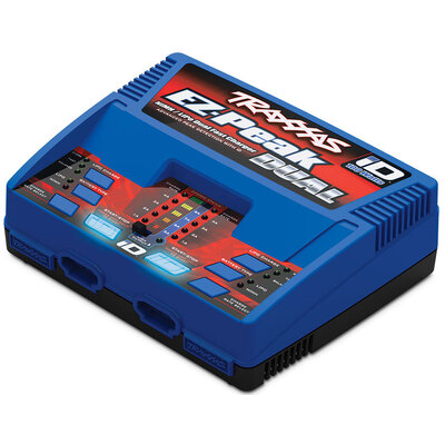 Traxxas Charger, EZ-Peak Dual, 8-Amp, LiPo/NiMH w/ iD Identific