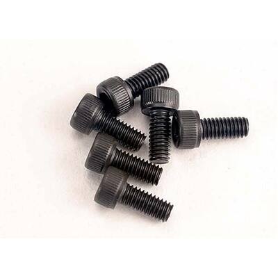 Traxxas Screws, 2.5x6mm Cap-Head Machine (Hex Drive) (6)