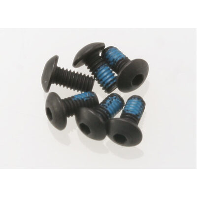 Traxxas Screws, 2.5x5mm Button-Head Machine (Hex Drive) (6)