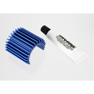 Traxxas Heat Sink, Velineon 380 Brushless Motor, Aluminium (Blu