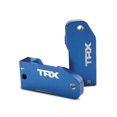 Traxxas Caster Blocks, 30-Degree, Blue-Anodized 6061-T6 Alumini