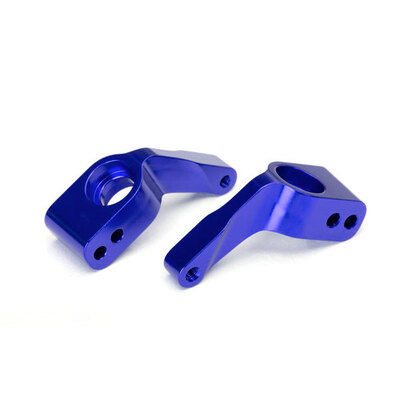Traxxas Aluminium Stub Axle Carriers, Blue-Anodized