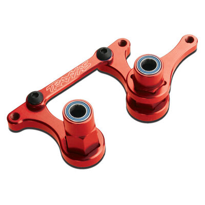 Traxxas Aluminium Steering Bellcranks, Red-Anodized
