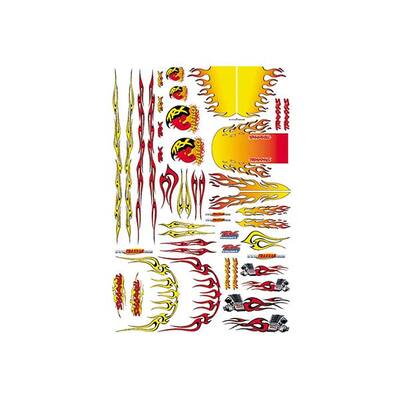 Traxxas Decal Sheet, Flames