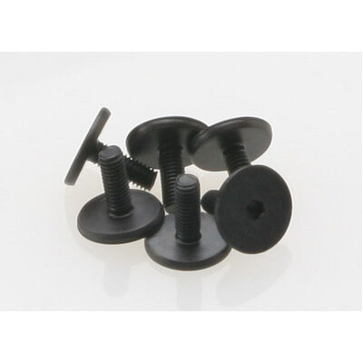Traxxas Screws, 3x8mm Flat-Head Machine (Hex Drive) (6)