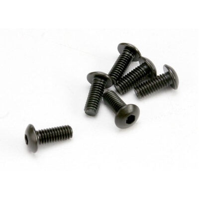 Traxxas Screws, 4x10mm Button-Head Machine (Hex Drive) (6)