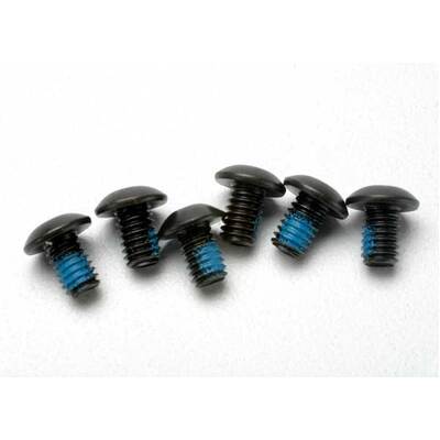 Traxxas Screws, 4x6mm Button-Head Machine (Hex Drive) (6) (w/ T