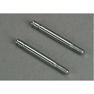Traxxas Shock Shafts, Steel, Chrome Finish (29mm) (Front) (2)
