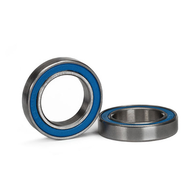 Traxxas Ball Bearings, Blue Rubber Sealed (15x24x5mm) (2)