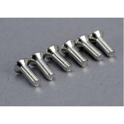Traxxas Screws, 2.6x8mm Countersunk Machine (6)