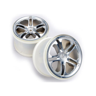 Traxxas Wheels, SS (Split Spoke) 3.8" (Satin) (2)