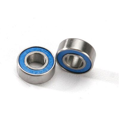 Traxxas Ball Bearings, Blue Rubber Sealed (6x13x5mm) (2)