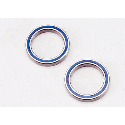 Traxxas Ball Bearings, Blue Rubber Sealed (20x27x4mm) (2)