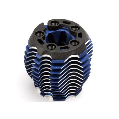 Traxxas Cooling Head, PowerTune (Machined Aluminium, Blue-Anodi
