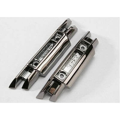 Traxxas Bumpers, Front & Rear (Black Chrome)