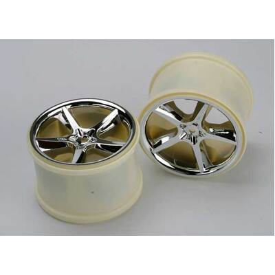 TRAXXAS WHEELS GEMINI 3.8INCH  (fits Revo®/T-Maxx®/E-Maxx with 6mm axle and 14mm hex)