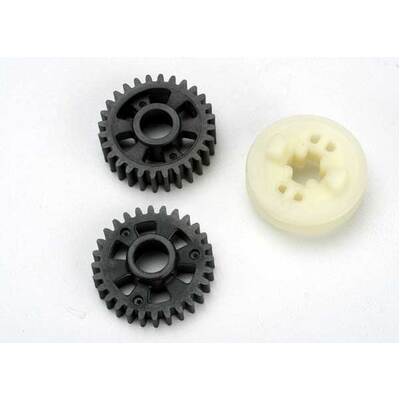 Traxxas Output Gears, Forward & Reverse/ Drive Dog Carrier