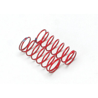 Traxxas Spring, Shock (Red) (GTR) (1.6 Rate Double Blue Stripe)