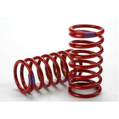 Traxxas Spring, Shock (Red) (GTR) (6.4 Rate Purple) (1 Pair)
